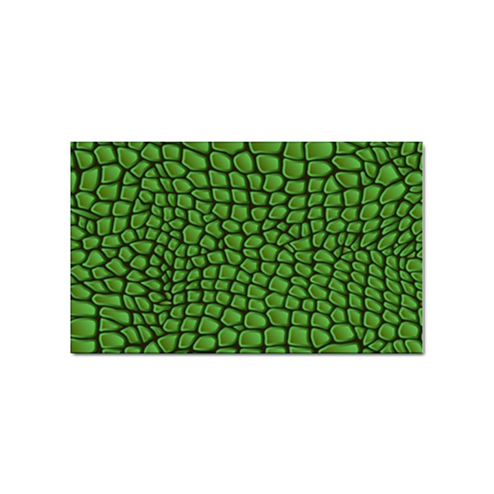 Seamless Pattern Crocodile Leather Sticker (Rectangular)