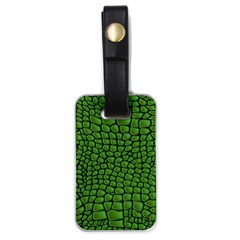 Seamless Pattern Crocodile Leather Luggage Tag (one Side) by Wegoenart