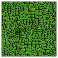 Seamless Pattern Crocodile Leather Lightweight Scarf  by Wegoenart