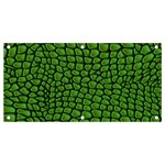 Seamless Pattern Crocodile Leather Banner and Sign 4  x 2  Front