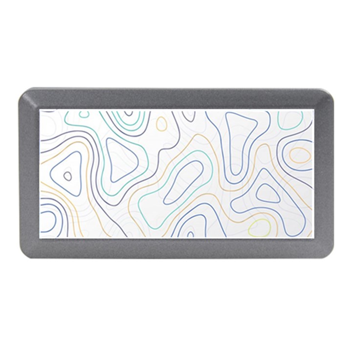 Abstract Colorful Topographic Map Design Vector Memory Card Reader (Mini)