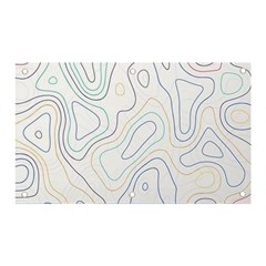 Abstract Colorful Topographic Map Design Vector Banner And Sign 5  X 3  by Wegoenart