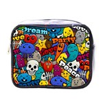 Graffiti Characters Seamless Pattern Mini Toiletries Bag (One Side) Front