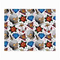 Full Color Flash Tattoo Patterns Small Glasses Cloth (2 Sides) by Wegoenart