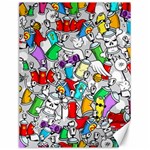 Graffit Characters Seamless Pattern Art Canvas 12  x 16  11.86 x15.41  Canvas - 1