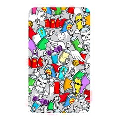 Graffit Characters Seamless Pattern Art Memory Card Reader (Rectangular)