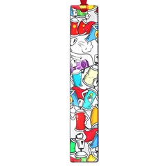 Graffit Characters Seamless Pattern Art Large Book Marks