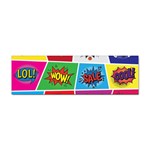 Pop Art Comic Vector Speech Cartoon Bubbles Popart Style With Humor Text Boom Bang Bubbling Expressi Sticker Bumper (10 pack) Front