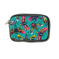 Vintage Colorful Insects Seamless Pattern Coin Purse