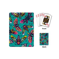 Vintage Colorful Insects Seamless Pattern Playing Cards Single Design (mini) by Wegoenart