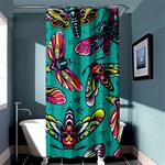 Vintage Colorful Insects Seamless Pattern Shower Curtain 36  x 72  (Stall)  Curtain(36 X72 ) - 33.26 x66.24  Curtain(36 X72 )