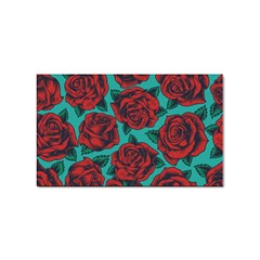 Vintage Floral Colorful Seamless Pattern Sticker (rectangular)