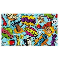 Comic Elements Colorful Seamless Pattern Banner And Sign 7  X 4 