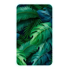 Tropical Green Leaves Background Memory Card Reader (rectangular) by Wegoenart