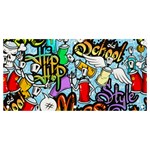 Graffiti Characters Seamless Patterns Banner and Sign 4  x 2  Front