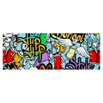 Graffiti Characters Seamless Patterns Banner and Sign 8  x 3  Front