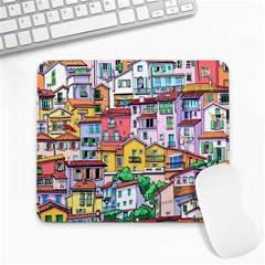 Menton Old Town France Large Mousepad by Wegoenart