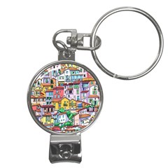 Menton Old Town France Nail Clippers Key Chain