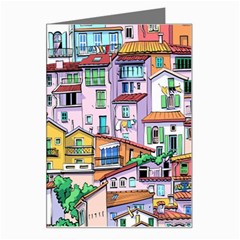 Menton Old Town France Greeting Card