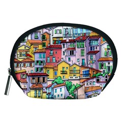 Menton Old Town France Accessory Pouch (medium) by Wegoenart