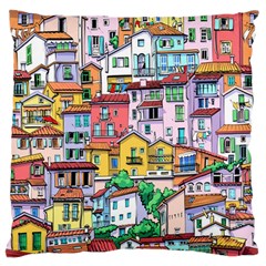 Menton Old Town France Standard Flano Cushion Case (two Sides) by Wegoenart