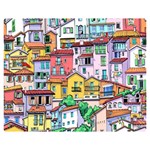 Menton Old Town France Double Sided Flano Blanket (Medium)  60 x50  Blanket Front