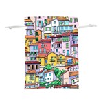 Menton Old Town France Lightweight Drawstring Pouch (S) Front