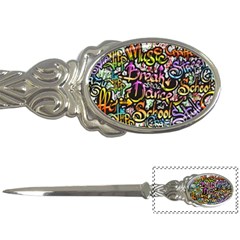 Graffiti Word Seamless Pattern Letter Opener by Wegoenart