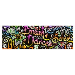 Graffiti Word Seamless Pattern Banner And Sign 6  X 2 