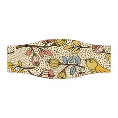 Seamless Pattern With Flower Bird Stretchable Headband by Wegoenart