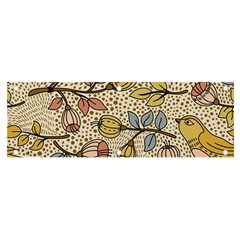 Seamless Pattern With Flower Bird Banner And Sign 6  X 2 