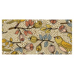 Seamless Pattern With Flower Bird Banner And Sign 6  X 3 