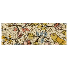 Seamless Pattern With Flower Bird Banner And Sign 12  X 4 