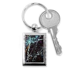 Abstract Colorful Texture Key Chain (rectangle) by Wegoenart