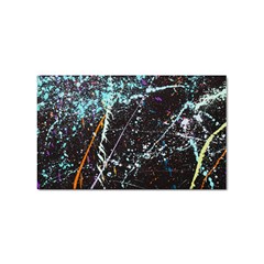 Abstract Colorful Texture Sticker (rectangular)