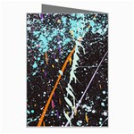 Abstract Colorful Texture Greeting Card Right