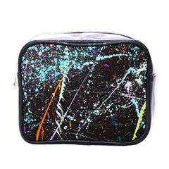 Abstract Colorful Texture Mini Toiletries Bag (one Side) by Wegoenart