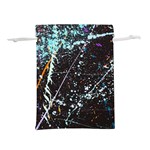 Abstract Colorful Texture Lightweight Drawstring Pouch (L) Front