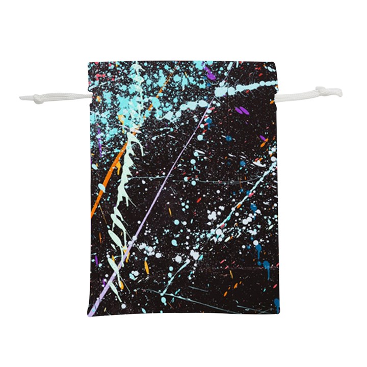 Abstract Colorful Texture Lightweight Drawstring Pouch (L)