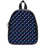 Electric Autumn  School Bag (Small) Front