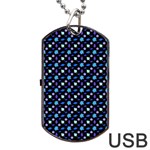 Electric Autumn  Dog Tag USB Flash (Two Sides) Back