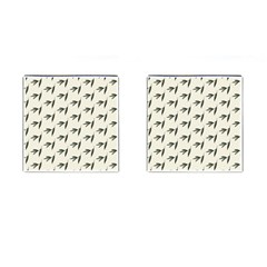 Minimalist Fall Of Leaves Cufflinks (square) by ConteMonfrey