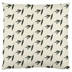 Minimalist Fall Of Leaves Large Flano Cushion Case (one Side) by ConteMonfrey