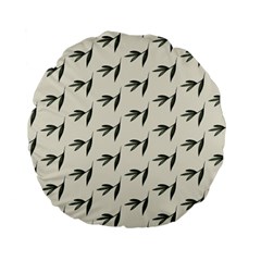 Minimalist Fall Of Leaves Standard 15  Premium Flano Round Cushions by ConteMonfrey