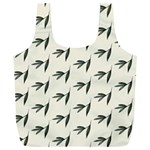 Minimalist Fall Of Leaves Full Print Recycle Bag (XXL) Back