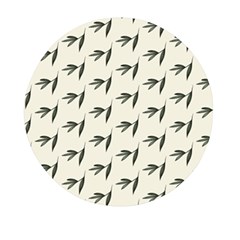 Minimalist Fall Of Leaves Mini Round Pill Box (pack Of 5) by ConteMonfrey