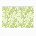 Watercolor Leaves On The Wall  Postcard 4 x 6  (Pkg of 10) Front