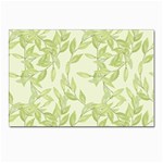 Watercolor Leaves On The Wall  Postcards 5  x 7  (Pkg of 10) Front