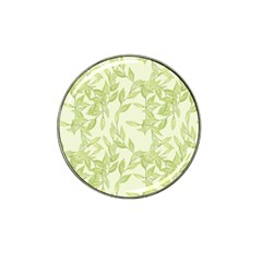 Watercolor Leaves On The Wall  Hat Clip Ball Marker by ConteMonfrey