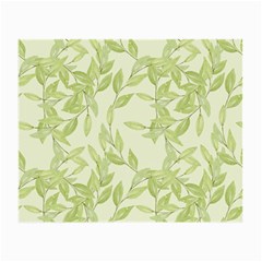 Watercolor Leaves On The Wall  Small Glasses Cloth (2 Sides) by ConteMonfrey